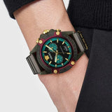 Versace Icon Active Chronograph Black Dial Black Rubber Strap Unisex Watch - VE8P00224 Authentic Buy Shop Now