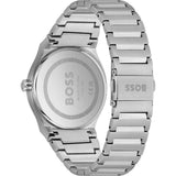Hugo Boss Candor Blue Dial Silver Steel Strap Watch for Men - 1514076 Authentic Buy Shop Now