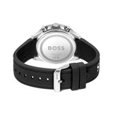 Hugo Boss Runner Chronograph Black Dial Black Silicone Strap Watch for Men - 1514141 Authentic Buy Shop Now