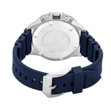 Emporio Armani World Explorer Chronograph Blue Dial Blue Silicone Strap Watch for Men - AR11696 Authentic Buy Shop Now