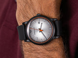 Emporio Armani Luigi Gray Dial Black Silicon Strap Watch for Men - AR11176 Authentic Buy Shop Now