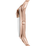 Emporio Armani Aurora Mother of Pearl Grey Dial Rose Gold Steel Strap Watch for Women - AR11139 Authentic Buy Shop Now
