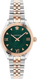 Versace Hellenyium Quartz Green Dial Two Tone Steel Strap Watch for Women - VE2S00422 Authentic Buy Shop Now