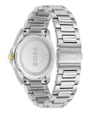 Hugo Boss Strike Green Dial Silver Steel Strap Watch for Men - 1514173