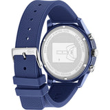 Lacoste 12.12 Chronograph Blue Dial Blue Silicon Strap Watch for Men - 2010970 Authentic Buy Shop Now