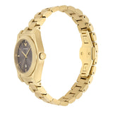 Emporio Armani Federica Brown Dial Gold Steel Strap Watch for Women - AR11700 Authentic Buy Shop Now