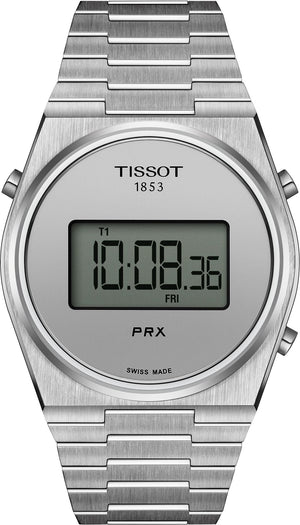 Tissot Digital Quartz Silver Dial Silver Steel Strap Watch for Men - T137.463.11.030.00 Authentic Buy Shop Now