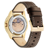 Citizen Mechanical Automatic Green Dial Brown Leather Strap Watch for Men - NJ0173-18X Authentic Buy Shop Now