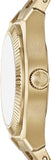 Emporio Armani Federica Brown Dial Gold Steel Strap Watch for Women - AR11700 Authentic Buy Shop Now