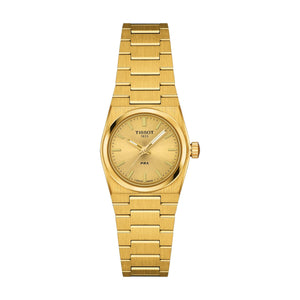 Tissot PRX 25mm Gold DIal Gold Steel Strap Watch for Women - T137.010.33.021.00 Authentic Buy Shop Now