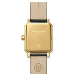 Tory Burch Robinson White Dial Black Leather Strap Watch for Women - TBW1504 Authentic Buy Shop Now