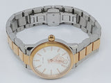 Tory Burch Collins White Dial Two Tone Steel Strap Watch for Women - TBW1305 Authentic Buy Shop Now