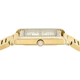 Emporio Armani Genni Crystals Mother of Pearl Dial Gold Steel Strap Watch for Women - AR11659 Authentic Buy Shop Now