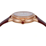 Emporio Armani Mia Mother of Pearl Dial Red Leather Strap Watch for Women - AR11646 Authentic Buy Shop Now