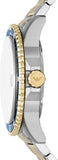 Emporio Armani World Explorer Blue Dial Two Tone Steel Strap Watch for Men - AR11682 Authentic Buy Shop Now