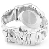 Emporio Armani Luigi White Dial Silver Mesh Strap Watch for Men - AR1812 Authentic Buy Shop Now