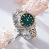 Versace Hellenyium Quartz Green Dial Two Tone Steel Strap Watch for Women - VE2S00422 Authentic Buy Shop Now