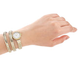 Just Cavalli Enchanting Mother of Pearl Dial Two Tone Steel Strap Watch for Women - JC1L302M0055 Authentic Buy Shop Now