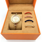 Tory Burch Riva Rose Gold Dial Rose Gold Steel Strap Watch for Women - TBW4037 Authentic Buy Shop Now