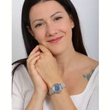 Emporio Armani Gianni T-Bar Blue Dial Silver Steel Strap Watch for Women - AR11627 Authentic Buy Shop Now