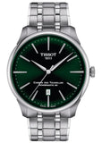 Tissot Chemin des Tourelles Powermatic 80 Green Dial Silver Steel Strap Watch for Men - T139.407.11.091.00 Authentic Buy Shop Now