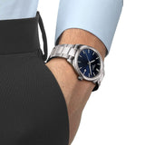 Tissot PR 100 Blue Dial Silver Steel Strap Watch for Men - T150.410.11.041.00 Authentic Buy Shop Now