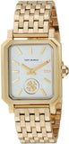 Tory Burch Robinson White Dial Gold Steel Strap Watch for Women - TBW1500 Authentic Buy Shop Now