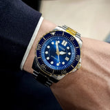 Citizen Mechanical Automatic Blue Dial Two Tone Steel Strap Watch for Men - NJ0174-82L Authentic Buy Shop Now