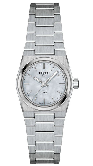 Tissot PRX Quartz Mother of Pearl Dial Silver Steel Strap Watch for Women - T137.010.11.111.00 Authentic Buy Shop Now