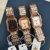 Tory Burch Robinson White Dial Rose Gold Steel Strap Watch for Women - TBW1502 Authentic Buy Shop Now