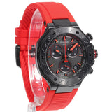 Tissot T Race Chronograph Black Dial Red Rubber Strap Watch for Men - T141.417.37.061.01 Authentic Buy Shop Now
