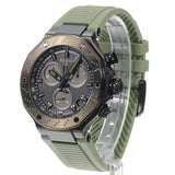 Tissot T Race Chronograph Black Dial Green Rubber Strap Watch for Men - T141.417.37.061.02