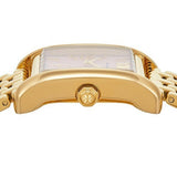 Tory Burch Eleanor Mother of Pearl Pink Dial Gold Steel Strap Watch for Women - TBW1077 Authentic Buy Shop Now