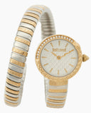 Just Cavalli Enchanting Silver Dial Two Tone Steel Strap Watch for Women - JC1L301M0065 Authentic Buy Shop Now