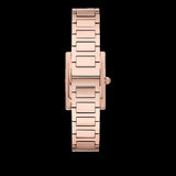 Emporio Armani Genni Green Dial Rose Gold Steel Strap Watch for Women - AR11641 Authentic Buy Shop Now