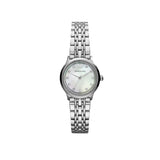 Emporio Armani Alpha Mother of Pearl Dial Silver Steel Strap Watch for Women - AR1803 Authentic Buy Shop Now
