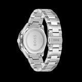 Hugo Boss Runner 3H Black Dial Silver Steel Strap Watch for Men - 1514210 Authentic Buy Shop Now
