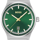 Hugo Boss Candor Green Dial Silver Steel Strap Watch for Men - 1514079 Authentic Buy Shop Now