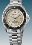 Seiko Prospex Polygonal Divers Automatic Pearl White Dial Silver Steel Strap Watch for Men - SPB481J1 Authentic Buy Shop Now