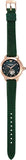 Emporio Armani Mia Meccanico Mother of Pearl Dial Green Leather Strap Watch for Women - AR60073 Authentic Buy Shop Now