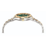 Versace Hellenyium Quartz Green Dial Two Tone Steel Strap Watch for Women - VEHU00420 Authentic Buy Shop Now