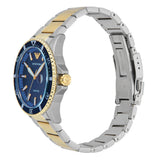 Emporio Armani World Explorer Blue Dial Two Tone Steel Strap Watch for Men - AR11682 Authentic Buy Shop Now