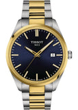 Tissot PR 100 Blue Dial Two Tone Steel Strap Watch for Men - T150.410.22.041.00 Authentic Buy Shop Now