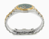 Versace V-Code Analog Green Dial Two Tone Steel Strap Watch for Women - VE8I00424 Authentic Buy Shop Now