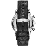 Emporio Armani Luigi Chronograph White Dial Black Leather Strap Watch for Men - AR1810 Authentic Buy Shop Now