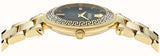Versace Reve Analog Black Dial Gold Steel Strap Watch for Women - VE8B00624 Authentic Buy Shop Now