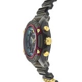 Versace Icon Active Chronograph Black Dial Black Rubber Strap Unisex Watch - VE8P00224 Authentic Buy Shop Now