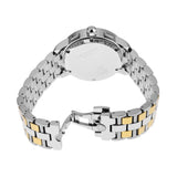 Tory Burch The Tory Chronograph White Dial Two Tone Steel Strap Watch for Women - TBW1052 Authentic Buy Shop Now