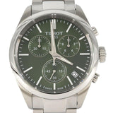 Tissot PR 100 Chronograph Green Dial Silver Steel Strap Watch for Men - T150.417.11.091.00 Authentic Buy Shop Now
