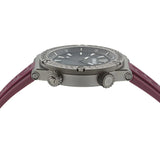 Versace Greca Logo Diver Quartz Black Dial Purple Rubber Strap Watch for Men - VE8G00224 Authentic Buy Shop Now